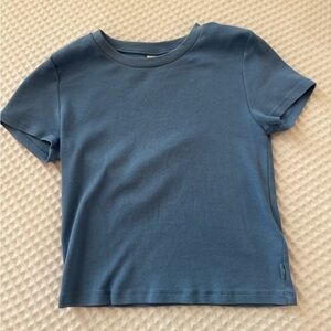 Aritzia TNA Ribbed TShirt top